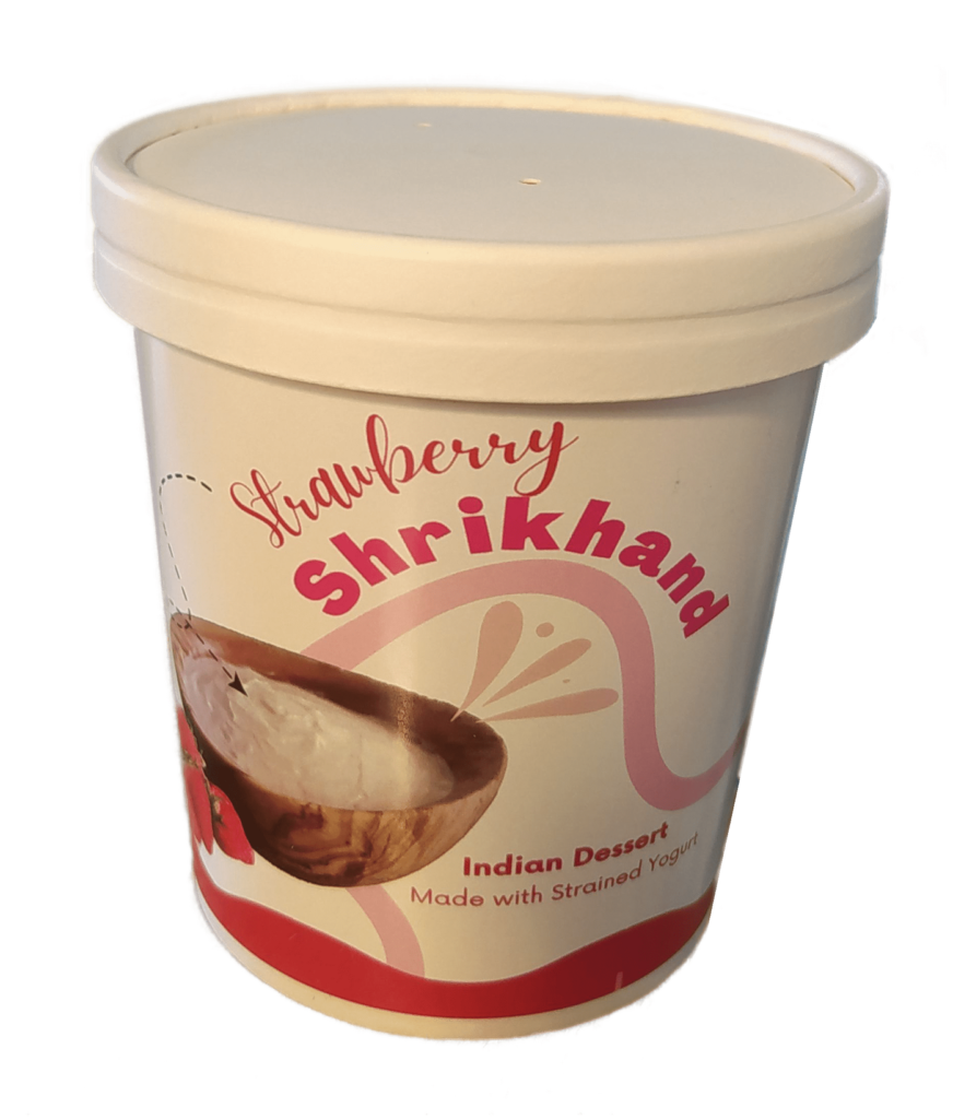 strawberry shrikhand seller